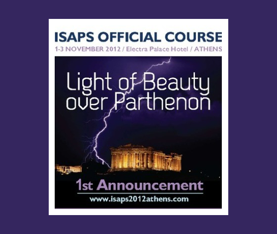 Congress: “Light of Beauty Over the Parthenon”, November 1-3, 2012, Electra Palace Hotel, Athens, Greece